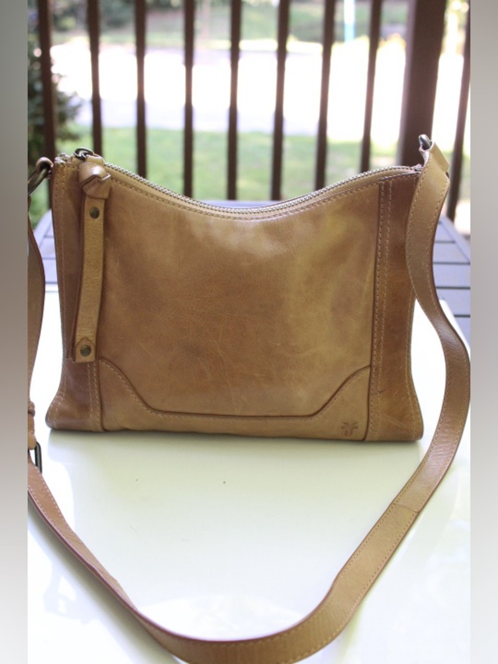 Frye Melissa zip cross body bag